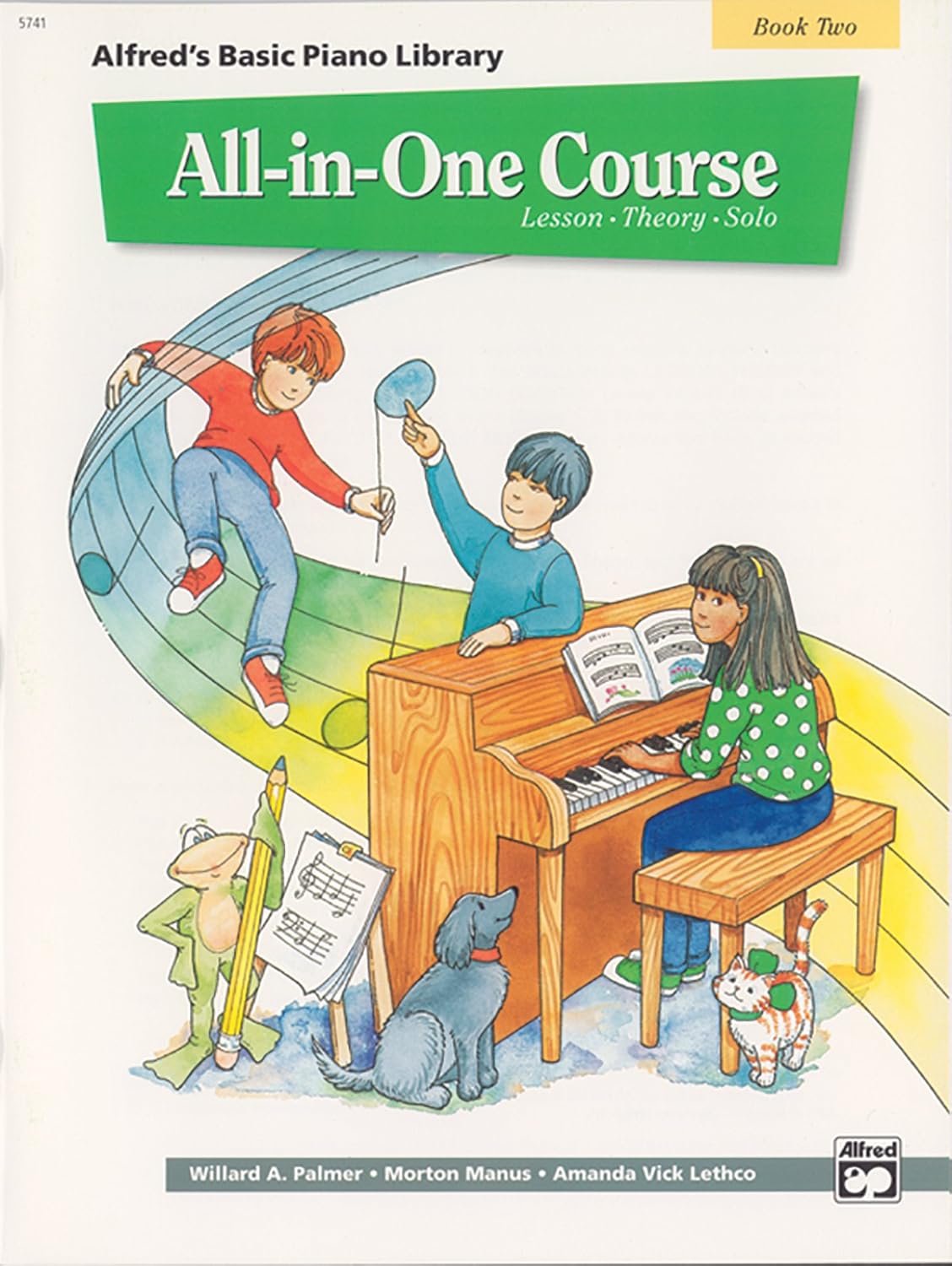 All-in-One Course for Children: Lesson, Theory, Solo, Book 2 (Alfred's Basic Piano Library) - Image 1