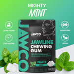 JAWCO facial fitness mewing gum 15X hardness close up