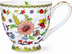 16 oz Bone China Coffee Mug, Elegant Floral Coffee Tea Cup for Hot Drinks | Lightweight bone china, Vivid floral decor, Microwave dishwasher safe, 16oz capacity, Fits coffee tea daily hot beverages - Image 9