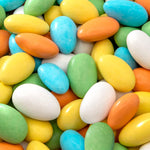 Sunny Island Jordan Almonds one pound bag front view showing assorted pastel colors.