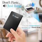 Trakcell waterproof tracker card near luggage tag