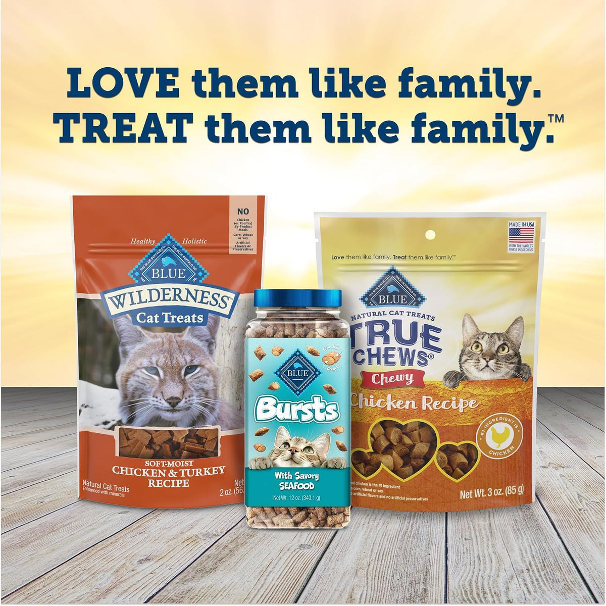Blue Buffalo True Chews Natural Chewy Cat Treats, Made in the USA, Chicken Recipe, 3-oz Resealable Bag - Image 9