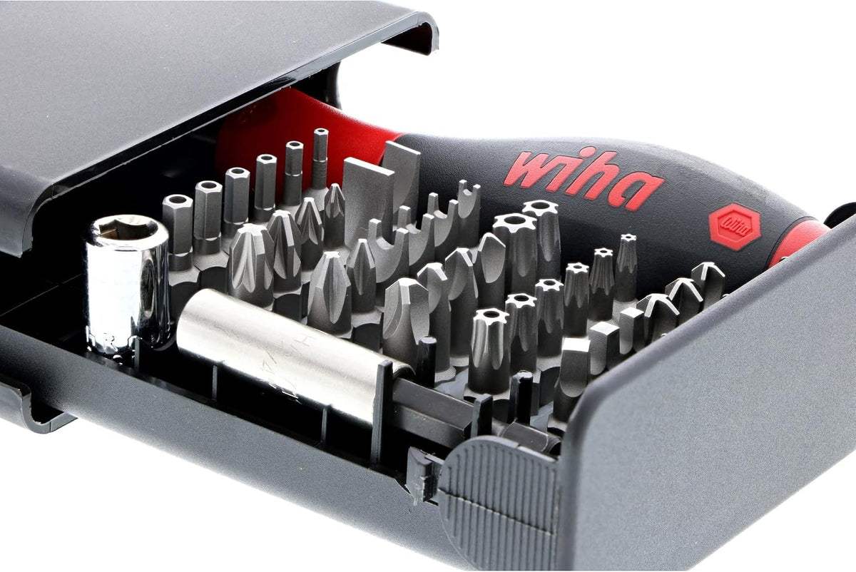 Wiha magnetic bit holding handle and inserted security bit