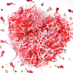 Paper Fair 1 pound Valentine crinkle paper shred in gift box