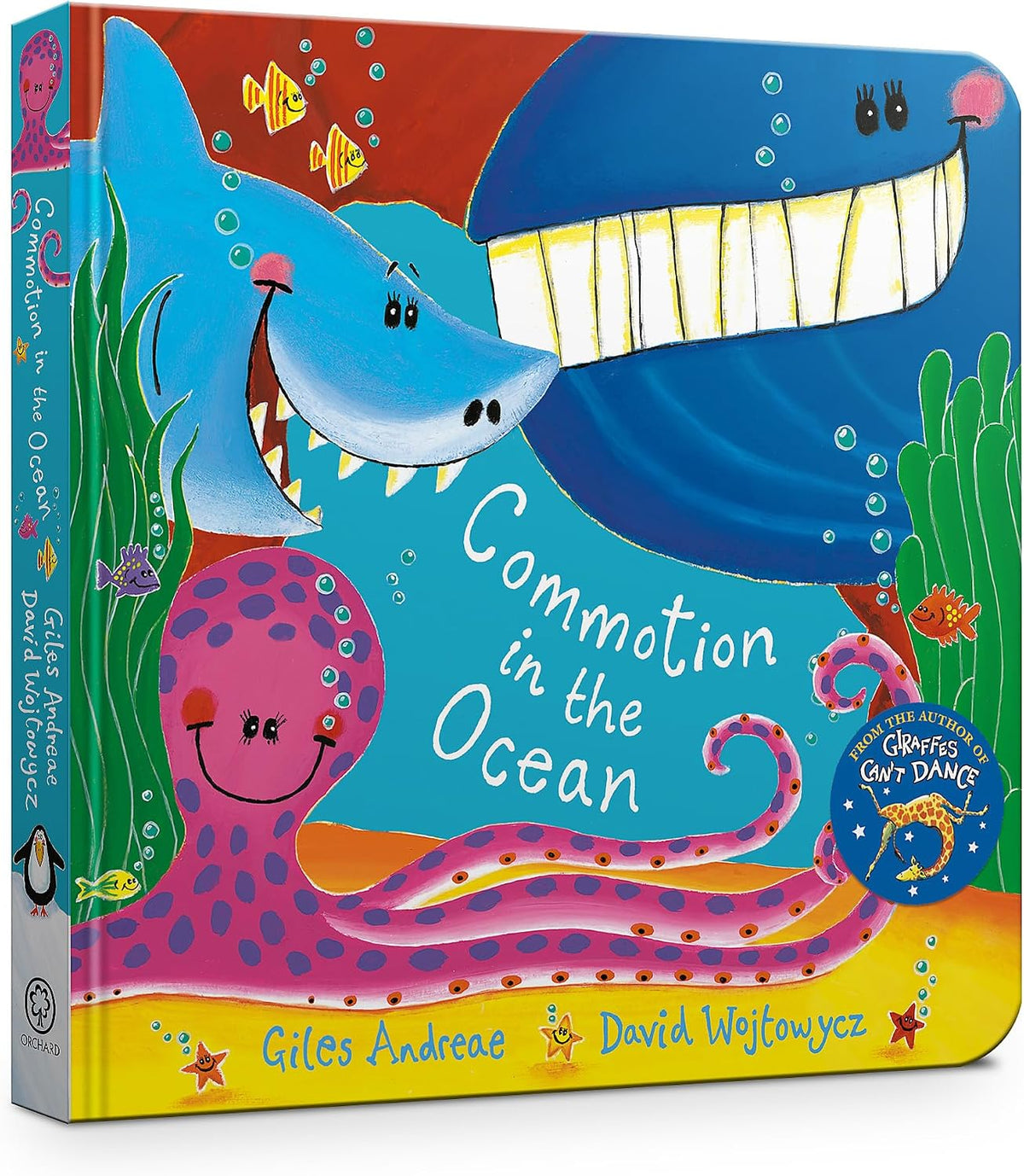 Giles Andreae Commotion in the Ocean board book front view