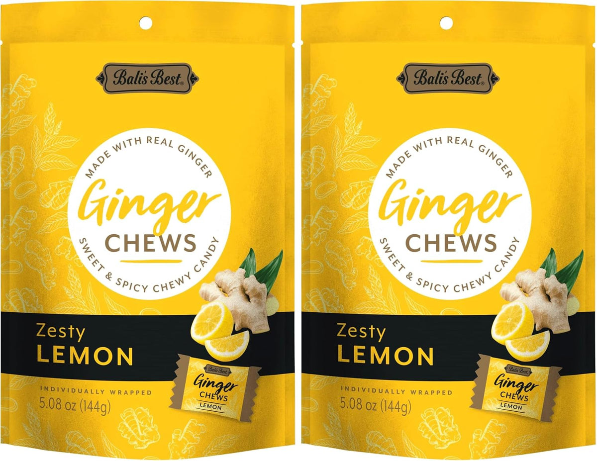 Premium imported USA packaging layout of Bali's Best original spicy chews