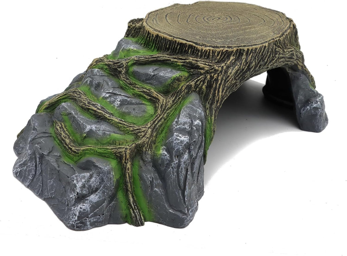 Resin Reptile Hideouts Cave Habitat Decor, B- Extra Large | For Gecko, Leopard Lizards, Toad, Turtle - Image 10