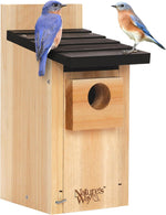 Nature Way cedar bluebird box house front view