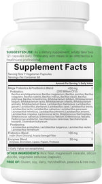 Micro Ingredients 40 strains probiotic container with product features