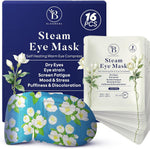 16 Pack Unscented Steam Eye Mask for Dryness, Puffiness, Strain & Relaxation, Heated Eye Mask for Sleep & Travel, Self-Heating & Disposable Warm Compress, Travel Essentials, Relaxation Gifts for Women - Image 10