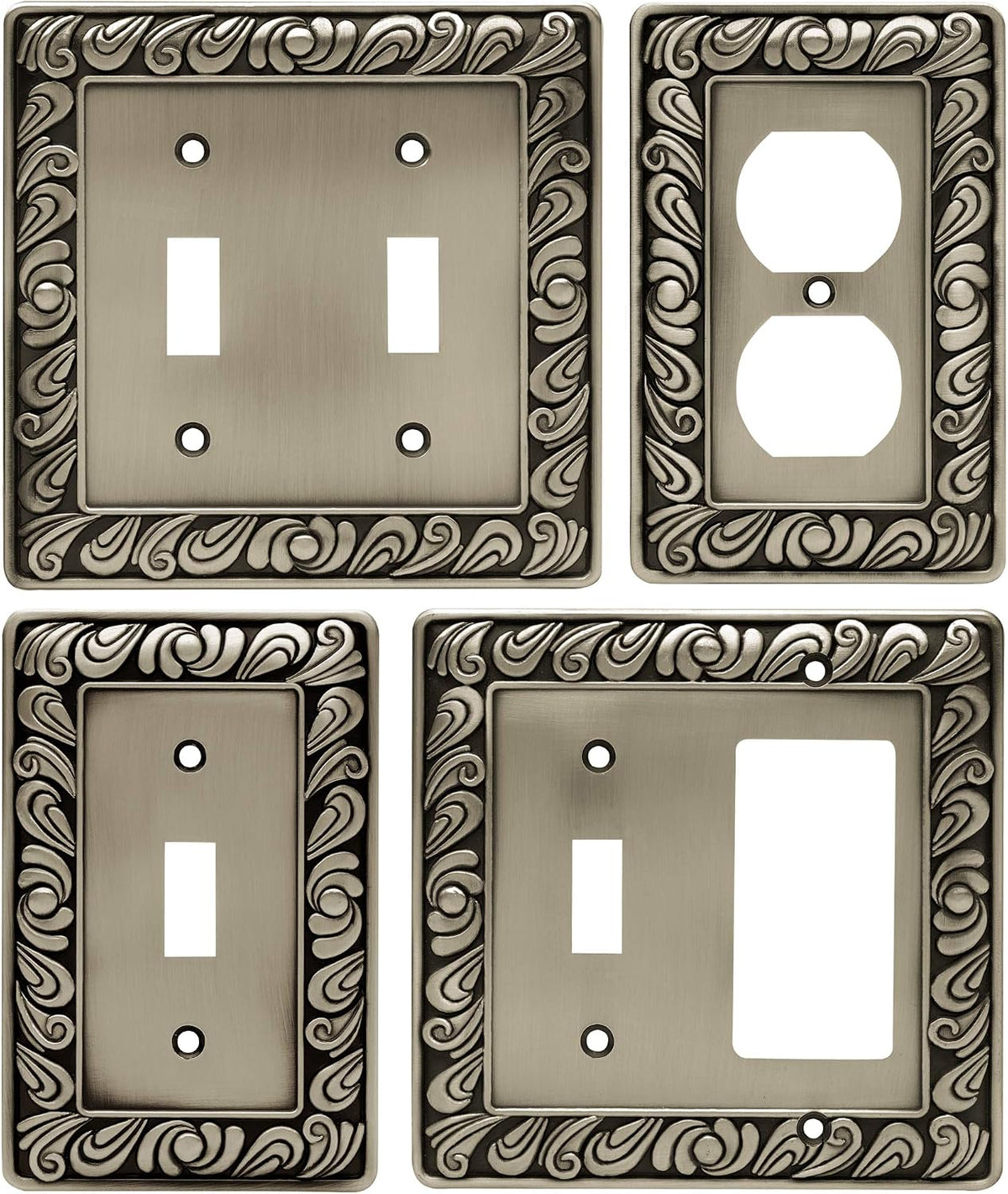 Model 64044 decorative outlet cover with matching screws