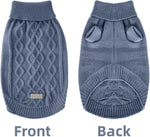 MengMengDa stretchable two legged winter puppy jacket back view on mannequin