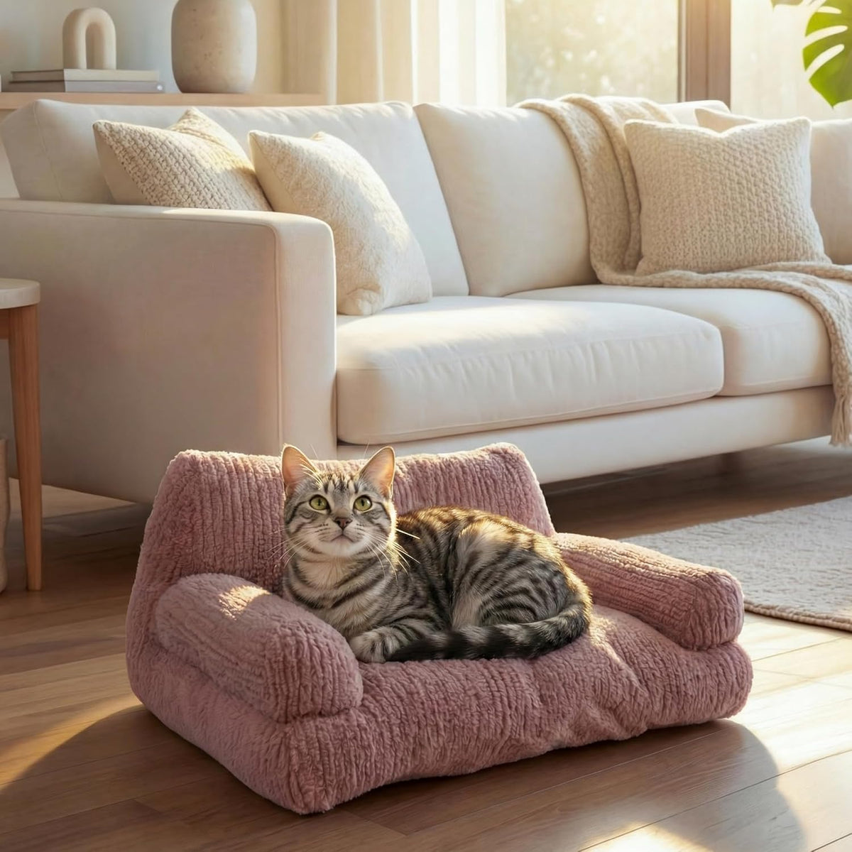 Catstages Chillin' Cat Couch water-resistant base view
