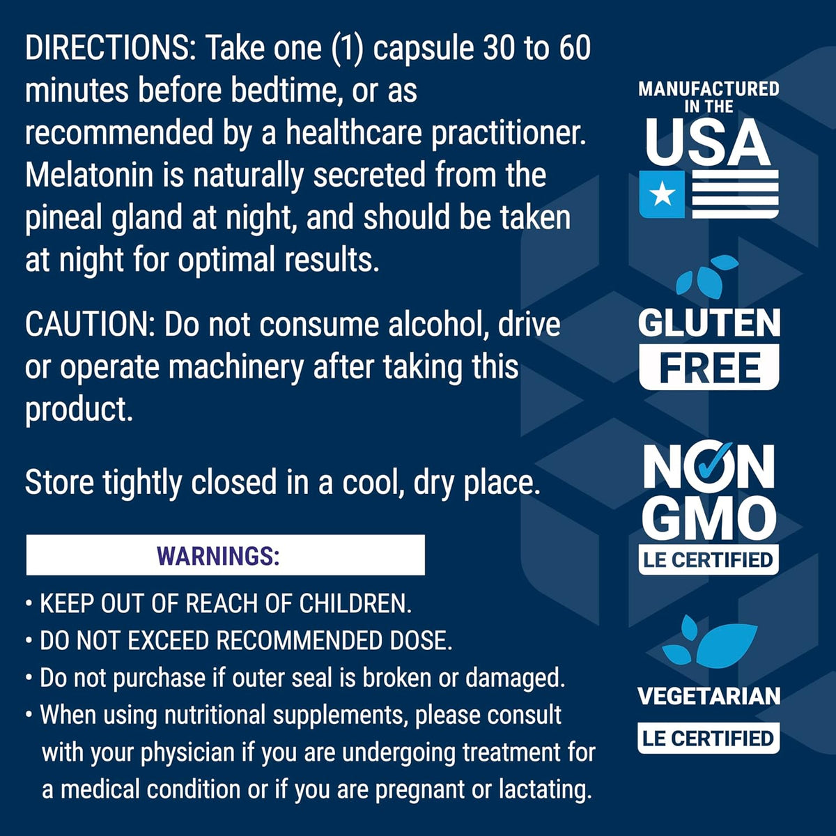 Life Extension gluten-free sleep support supplement bottle