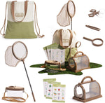 Robud Kids Explorer Kit with bug catcher and nature bag front view