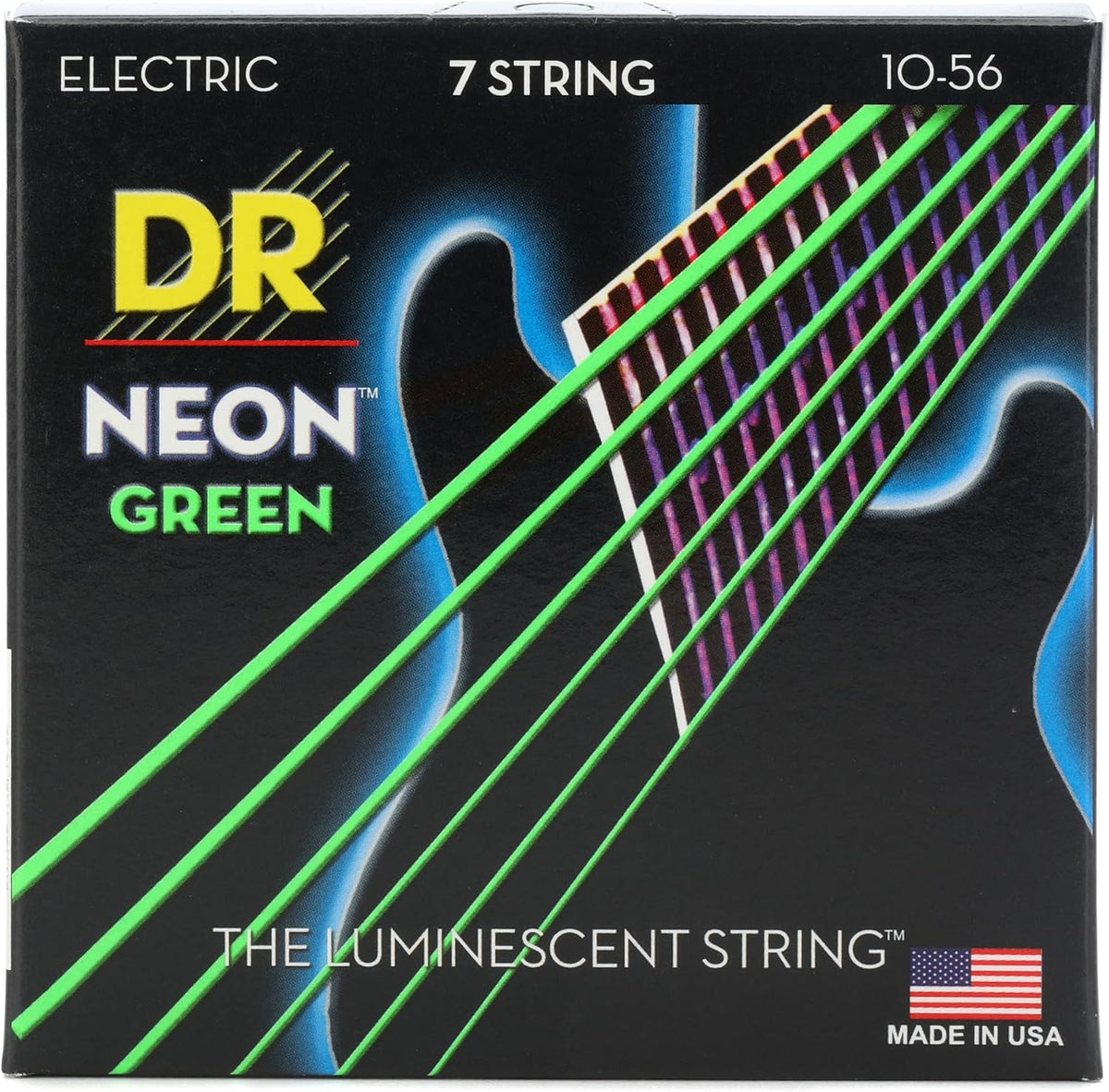 DR Strings guitar strings package showing K3 coating technology details