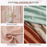 Melodieux rustic pink window treatment set of two panels