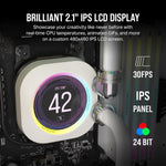 Corsair XC7 RGB Elite LCD CPU Water Block USB-C port connection