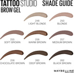 Maybelline TattooStudio Waterproof Eyebrow Gel Makeup, Soft Brown, 1 Count - Image 10