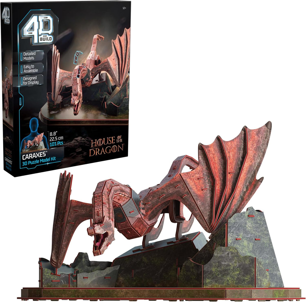 4D Build House of the Dragon adult puzzle instruction manual