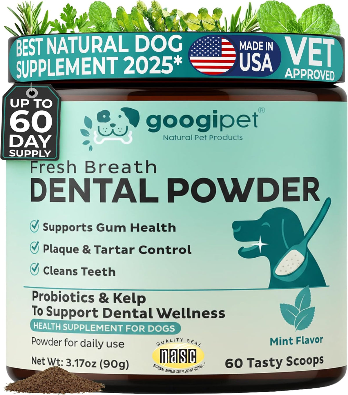 Googipet Probiotics for Dogs Digestive Health - Prebiotics and Probiotics Chews for Dog Yeast Infection Treatment + Digestive Enzymes - Dog Probiotics for Itchy Skin & Ears w/Papaya, Pumpkin, & Fiber - Image 13