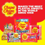 Chupa Chups 'Best Of' Lollipop Assortment, 5 Flavors, Individually Wrapped Candy for Kids, 25.3 Oz Drum (60 Suckers) - Image 10