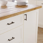 Franklin Brass soft iron drawer pulls angle view