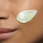 Clarins rebalancing mask applied on skin
