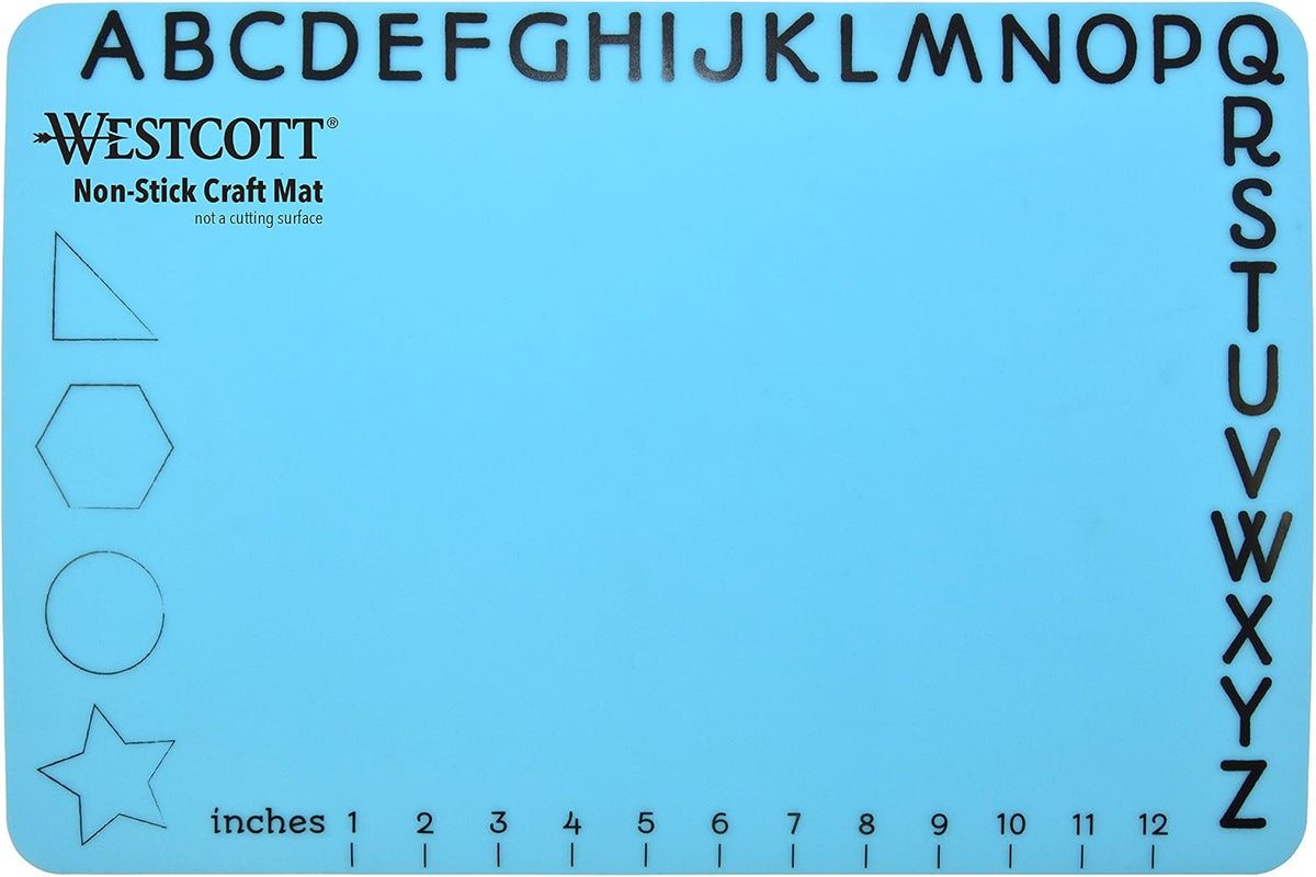 Westcott 9 by 12 inch silicone mat used for resin crafts