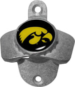 Siskiyou NCAA Iowa Hawkeyes Wall Bottle Opener front view