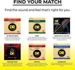 Complete sealed retail pack of DR Strings acoustic guitar strings
