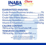 Authentic INABA complete and balanced creamy dog treat tubes