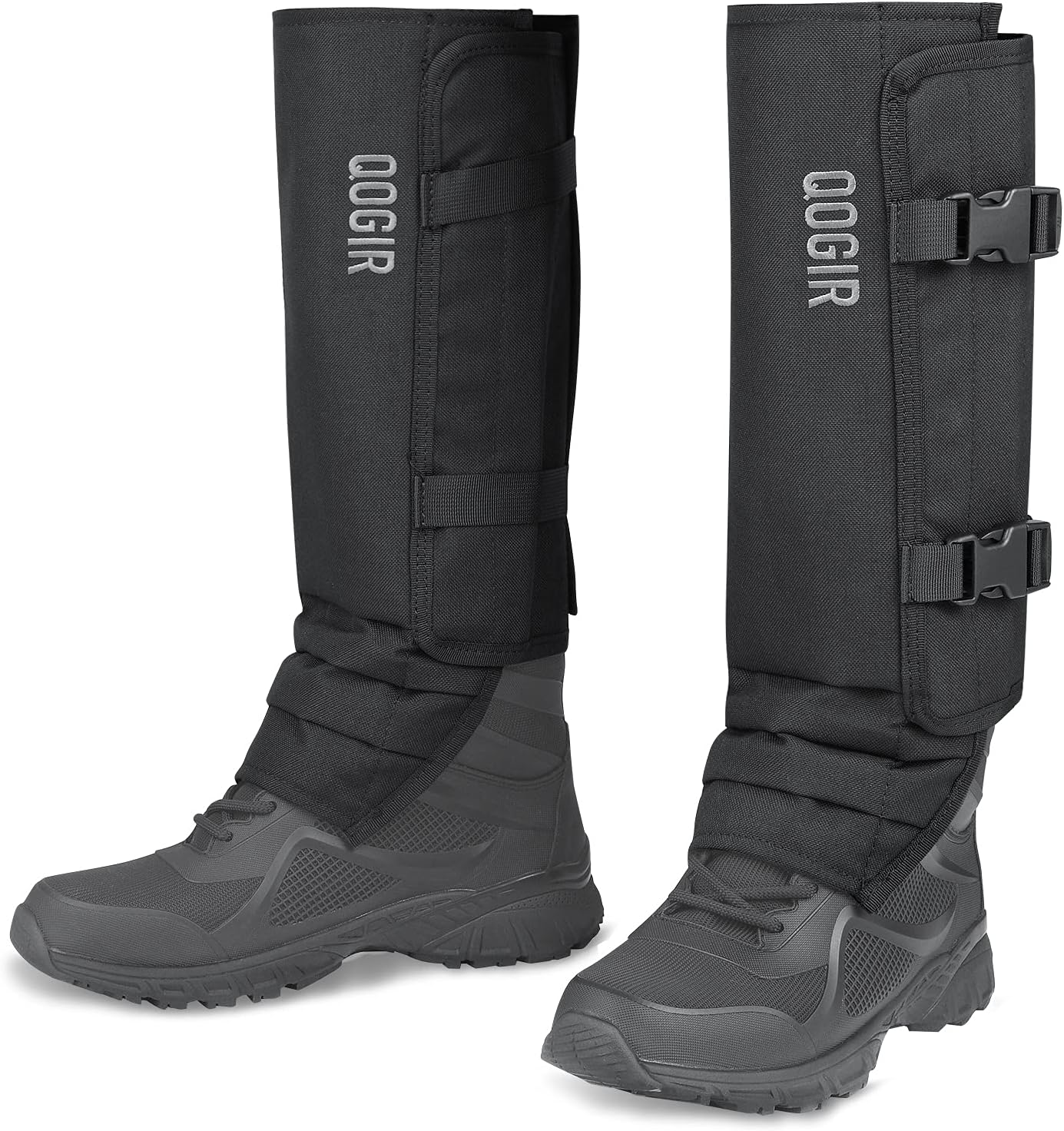 QOGIR Snake Gaiters for Hunting: Durable Snake Guards, Snake Gaiter Leggings for Men & Women, Snake Bite Protection for Lower Legs, Snake Proof Gaiters with Adjustable Size - Image 1