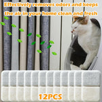 TeurWone carbon air filter refills for enclosed cat pans multi pack display