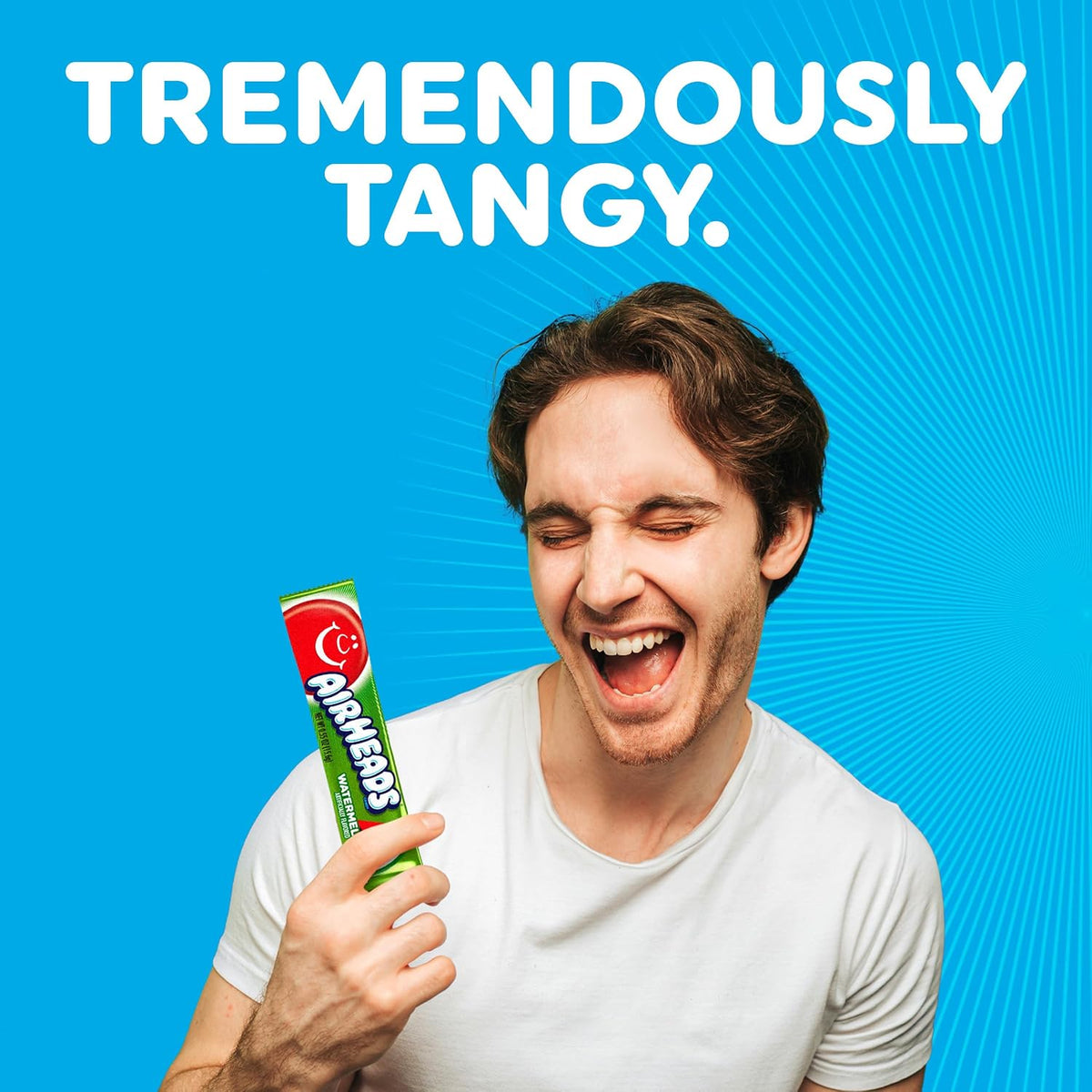 Airheads Watermelon gluten free peanut free candy bar ingredient details