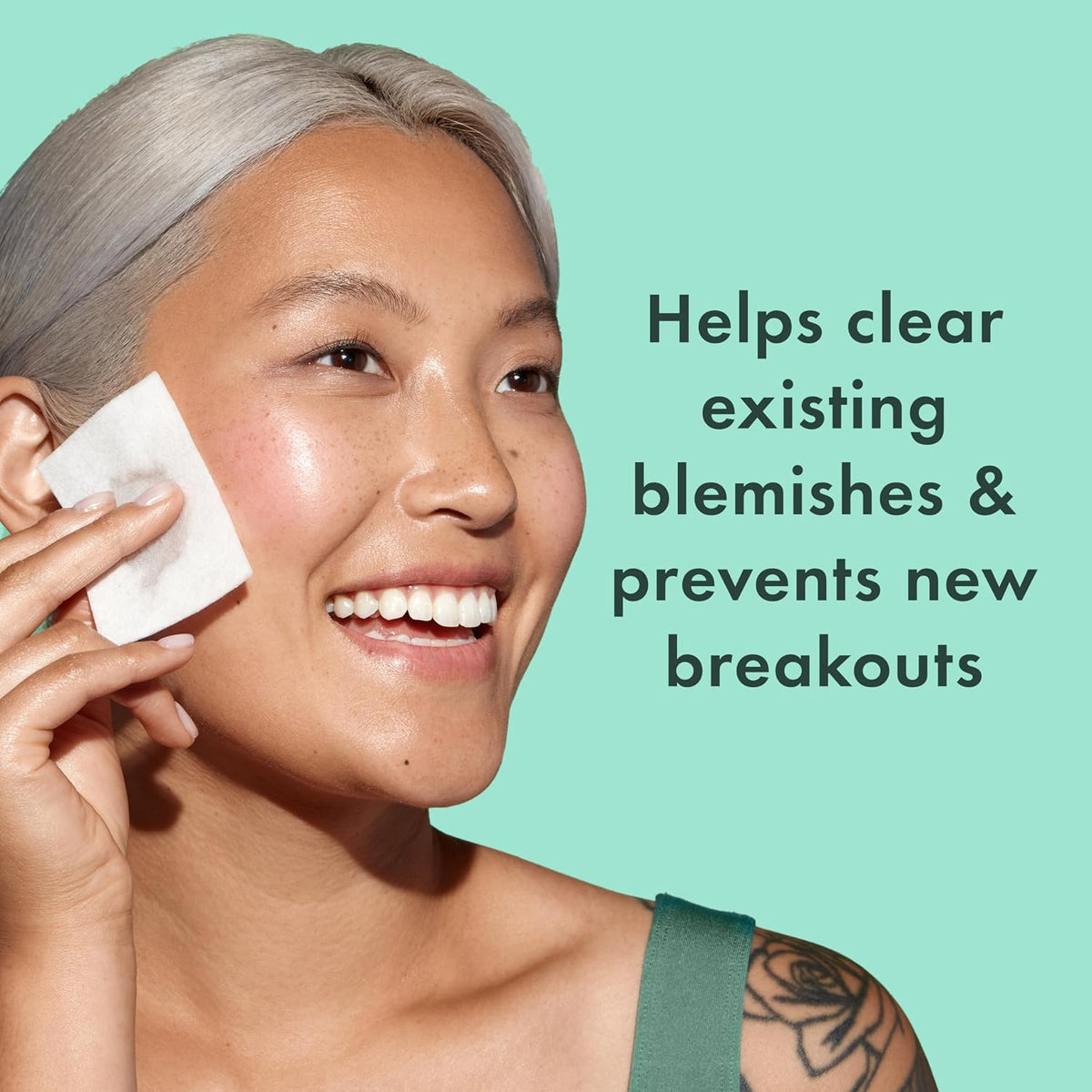 Rael pore clarifying toner and exfoliating face wash textures closely displayed