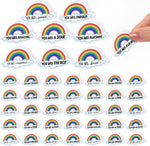 Fullhawl 100 Pcs Inspirational Erasers front view bulk stationery