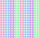 Nicunom 80 Pack Colorful Contact Lens Case front view