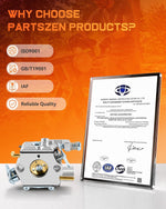 Included mounting gaskets and adjustment screwdriver tool for easy installation