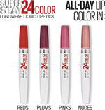 Maybelline Super Stay 24, 2-Step Liquid Lipstick Makeup, Long Lasting Highly Pigmented Color with Moisturizing Balm, Keep Up The Flame, Red, 1 Count - Image 10