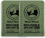 RHINO RESCUE First Aid Moldable Splint 36" X 4.3" Orange-Gray (6, Bundle) | Lightweight Aluminum Splint Emergency Supplies with Bandages Keep Bones in Position for Hiking, Military, HSA/FSA Approved - Image 9