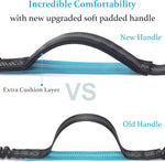 Side view of IyoShop bungee dog leash with waist belt