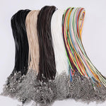 Packaging view of the YIFULIN 1.5mm leather cord necklace