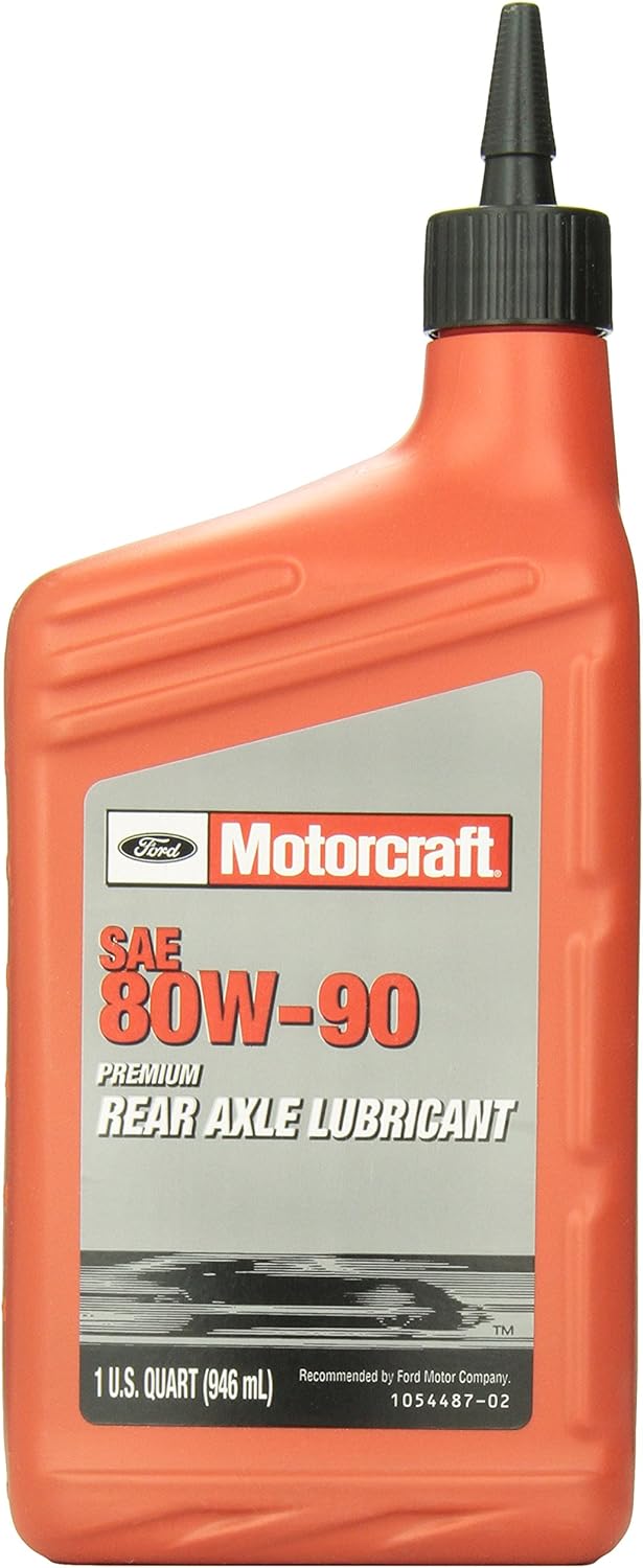Ford Motorcraft SAE 80W-90 Premium Rear Axle Lubricant front view bottle