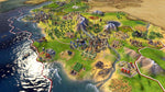 Nintendo Switch console displaying Sid Meier's Civilization VI gameplay
