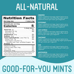 VerMints organic pastilles Peppermint and Ginger tins close up view
