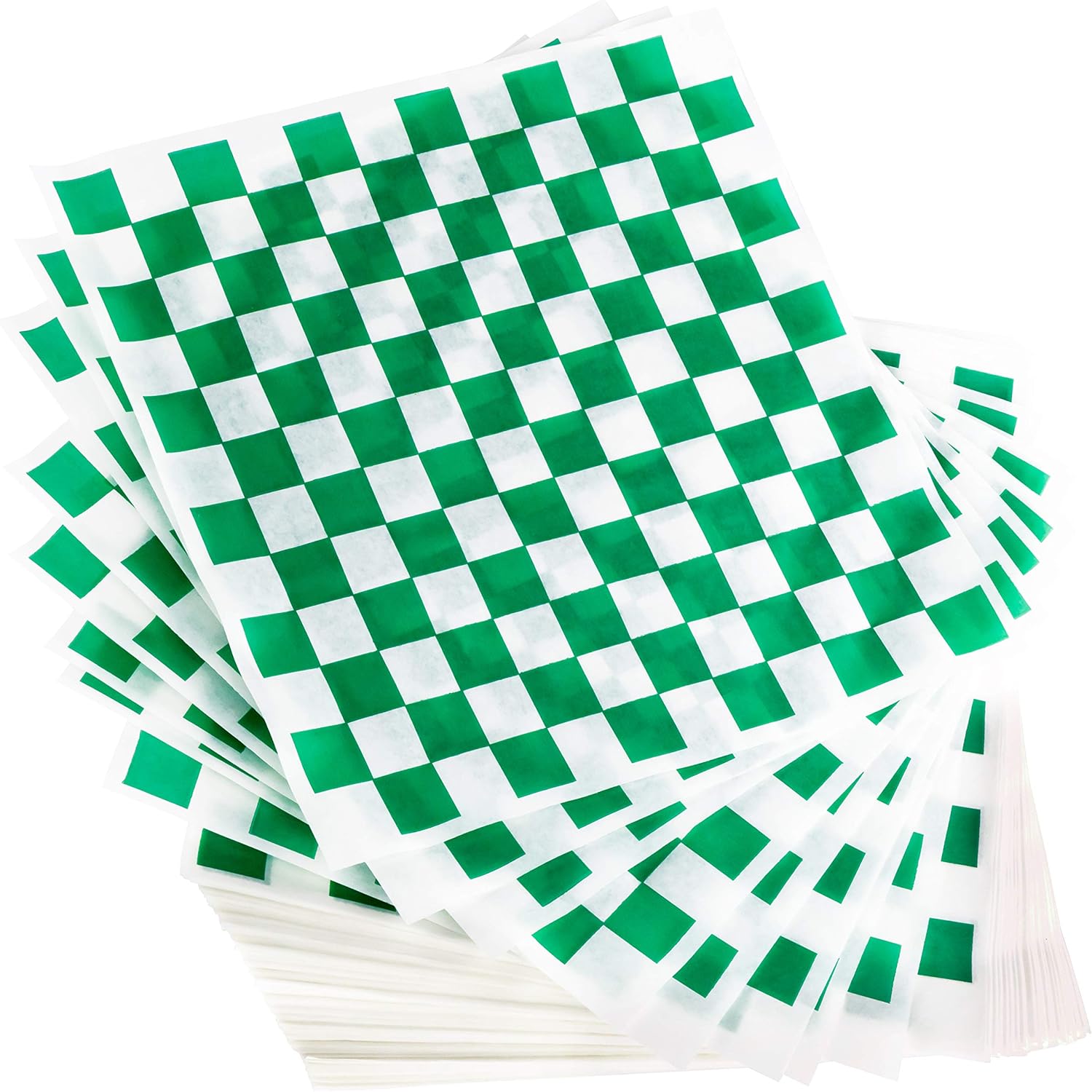 Avant Grub Deli Paper 300 Sheets green checkered wrap front view