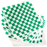 Avant Grub Deli Paper 300 Sheets green checkered wrap front view