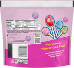 Bubble Yum gum filled lollipops variety pack close up showing individual wrappers