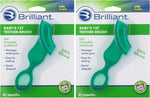 Brilliant Oral Care Baby's First Toothbrush, Smooth Silicone Bristles Gently Clean Tender Teeth and Gums, for Ages 4+ Months, Clear, 1 Pack - Image 15